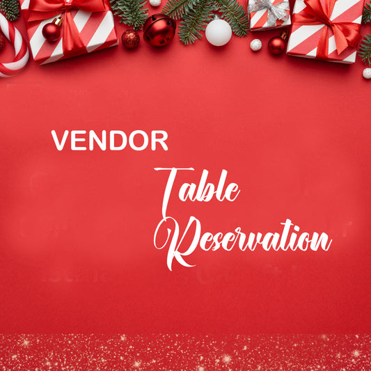 2025 STA Christmas Fair_Vendors 6'' Table
